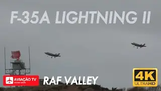 2 x F-35A Lightning II 48th Fighter Wing, 493rd Fighter Squadron, US Air Force - RAF Valley, Wales