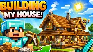BUILDING MY DREAM HOUSE IN MINECRAFT! 😱 | LIVE #2