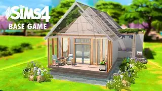 Modern Eco House Base Game | Sims 4 Stop Motion Speed Build | No CC