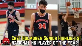 Chet Holmgren Senior Highlights! #1 Ranked Player Dominates!