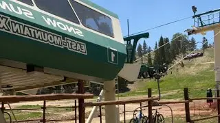 🔴В ПРЯМОМ ЭФИРЕ. Подъём на кресельном подъёмнике на горнолыжном курорте Сноу Саммит. Небесные вид...