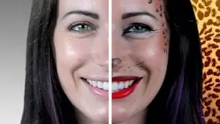 Simple Leopard Halloween Makeup You Can Do In 10 Minutes