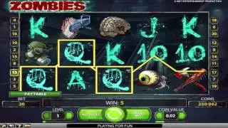Free Zombies slot machine by NetEnt gameplay ★ SlotsUp