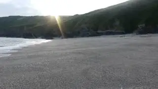 Lantic Bay - Beach Nr Polruan Cornwall on the coastal path