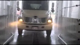 Touchless 2-Step Bio-Security Automatic Truck Wash - White Box Truck