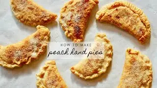 HOW TO MAKE PEACH HAND PIES FROM SCRATCH | MADE WITH BEEF TALLOW PIE CRUST
