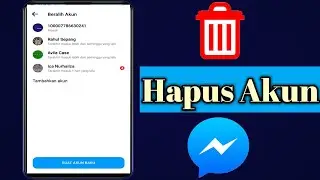 how to delete an account on Mesengger