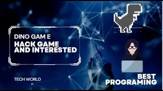 DINO GAME HACK AND INTERSTED. #technology  #dino game  hack@CodeWithHarry  @ProgrammingHero