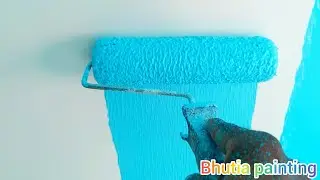 Asian paints interior paint || apcolite advanced shine || surf blue color combination||