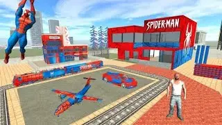 Franklin বাড়ি বদলে বানালো Mini Spiderman City! 🤯 | Indian Bike Driving 3D