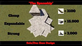 RUST Easy to Build SOLO-DUO Bunker Base