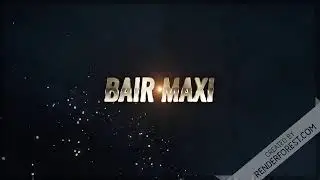 Particle Burst Logo Reveal | 7 Second Text Version