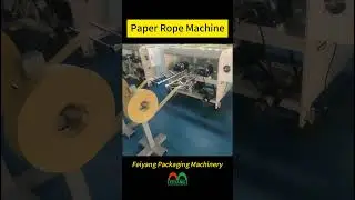 Paper rope making machine: make 3mm-4mm diameter twisted ropes