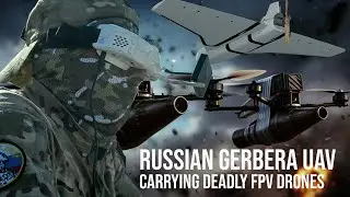 Впервые в истории: российский беспилотник Gerbera замечен с опасными FPV-дронами &ndash; начинается кош...