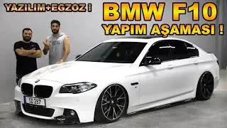 BMW F10 M Performance Yapım Aşaması ! Kıbrıslı Sağdan Direksiyon 5.20D Yazılım ve Egzoz !