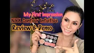 NYX CONTOUR INTUITIVE Eyeshadow Palette || MY First impression || REVIEW & DEMO