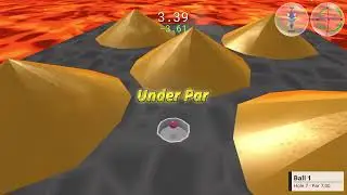 On Fire - 4D Golf part 19: Inferno 18 Holes Marble Mode