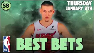 3 NBA Player Props I Love Tonight + Full Slate Breakdown | Free Picks & Best Bets | Thursday Jan 8th