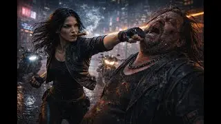 Neon Blades-  Fight Night (Cyberpunk Rock)