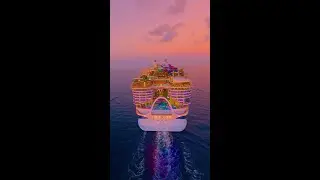 Golden hour hits different on spring break. 🌅 #IconoftheSeas #Cruise #Vacationmode #SpringBreak