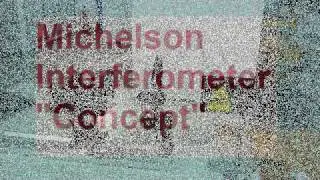 Michelson Interferometer Demonstration