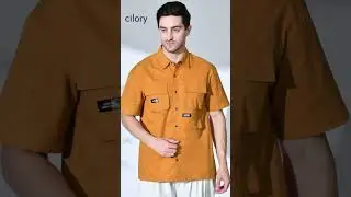 Latest Men's Relaxed Fit Cotton Twill Cargo Shirts with multi-functional pockets - Men's Styling