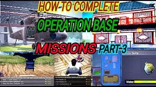How To Complete Operation Base Missions☑️Operation Base Beginner Guide💯Last island of survival🌹Part3