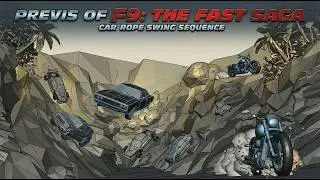 ​F9: The Fast Saga — Car Rope Swing | 3D Previz Breakdown