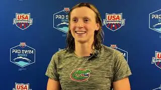 Ledecky After Historic 1500: 