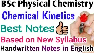 Chemical kinetics #Bsc physical chemistry notes in English