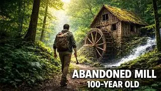 Man Found Abandoned Water Mill in Deaf Forest - How to Repair a 100-Year-Old Mill?