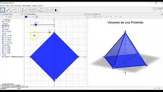 Volumen de una Pirámide con Geogebra