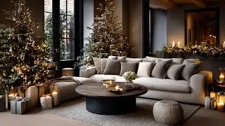 Budget-Friendly 2025 Christmas Decor Ideas with Earthy Neutrals, Cozy Ambient Lighting & Still Magic