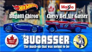 Hot Wheels Bugatti Chiron / Maisto Chevy Bel Air mashup (250) Can it be done?