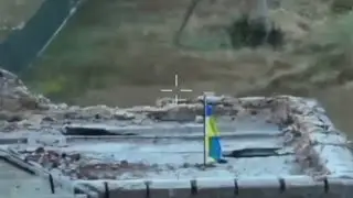 Ukrainian Special Forces Land on Kinburn Peninsula (Flag Planted After Operation) FIRMS Shows Fires