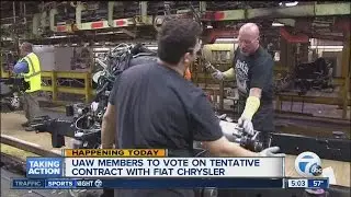 UAW members to start voting on second tentative agreement with Fiat Chrysler