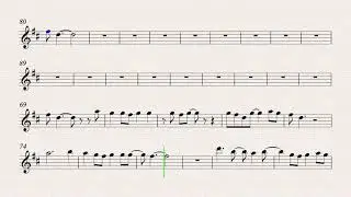 Sweet Child O' Mine - Guns N' Roses | Play along for Tenor Saxophone