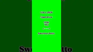 5:pm draw update Swertres lotto tips guide Feb 1. 2026