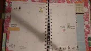 How I Plan Out My Lilly Pulitzer Agenda August 2016 | hellokatherinexo