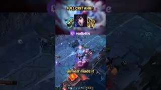 I was having way too much fun with Full Crit Ahri 💀