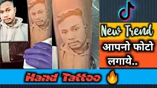 Photo Printing on Hand Video Editing Tutorial || Tik Tok New Trend ||  Hand tattoo VFX Tutorial