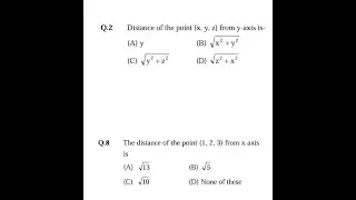 Solving basic 3-D Question , finding distance using distance formula