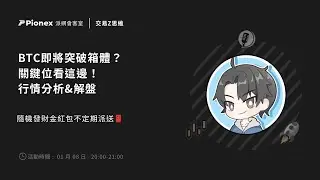 交易Z思維【BTC即將突破箱體？關鍵位看這邊！ 】行情分析&解盤