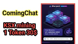 ComingChat Withdraw | Babyvlaunch.com | 8000 KSM Token instant