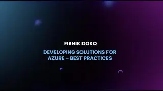 Developing solutions for Azure &ndash; Best practices