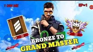 Bronze To Grandmaster In 24 Hours ☠️| Without Gun Skill Challenge 🔥|Awm India Top 1😯