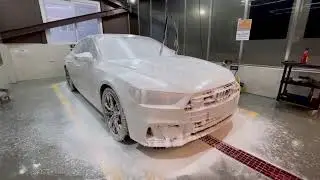 Audi A7 4K wash time-lapse