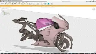 Creality Scanner - Make fairing starting by 1:12 model M1 Valentino rossi