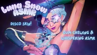 Luna Snow Disco Skin ASMR ₊ 💿.*🪩:.𖥔 ݁  (Marvel Rivals) | Whispered, Keyboard, Gum Chewing Sounds