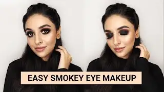 Classic Black Smokey Eye Makeup Tutorial For Beginners | How To Do Easy Smokey Eyes Makeup